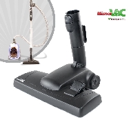 MisterVac Brosse de sol avec dispositif d’encliquetage compatible avec Miele S 371 Tango Black image 1