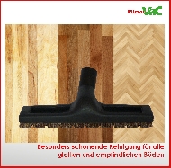 MisterVac Micro-scratches from bristles that are too hard can cause problems for sensitive floors over time. The brilliance of the surfaces disappears and the floors appear increasingly dull image 3
