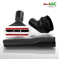 MisterVac MisterVac compatible with nozzle set hand nozzle set replacement nozzle set consisting of 1x crevice nozzle + 1x upholstery nozzle + 1x furniture brush AEG ##MODELL_na image 1
