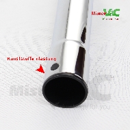 MisterVac Tube aspirateur télescopique compatible avec Asgatec NT 1400 Inox image 2