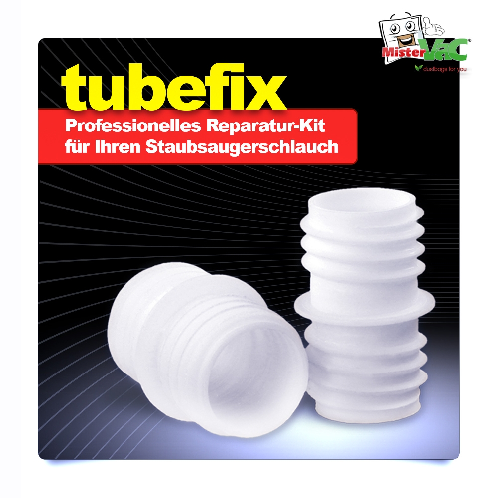 TubeFix Reparaturset passend für Ihren D&S Staubsauger PSC-1800W.75OR Schlauch 