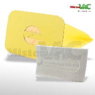 MisterVac 10x Bolsa aspiradora + filtros de hygiene adecuados para Electrolux-Lux Z325 image 1