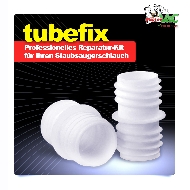 MisterVac TubeFix Reparaturset kompatibel mit Sauber VCE 127481-1 Schlauch image 2