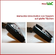 MisterVac Bodendüse umschaltbar kompatibel mit Hanseatic CJ 088ED-140 Fresh image 4